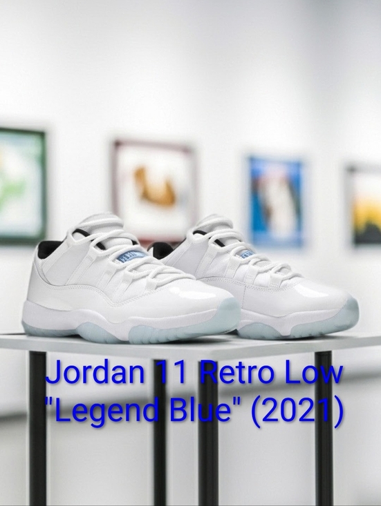 Jordan Other - Jordan 11 Retro Low "Legend Blue" (2021) Mens 8 Womens 9.5 EUC W/OG BOX